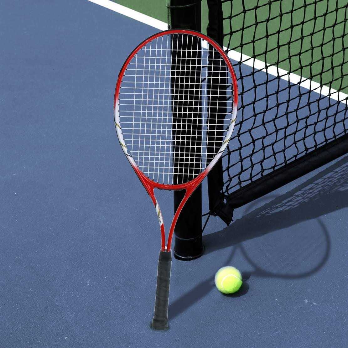Alternative view of Layway Tennis Rackets 2 Players Recreational for Beginners,Pre-Strung 27 Inch Light Adult Racquet Set for Women Men with Tennis Balls,Overgrips and