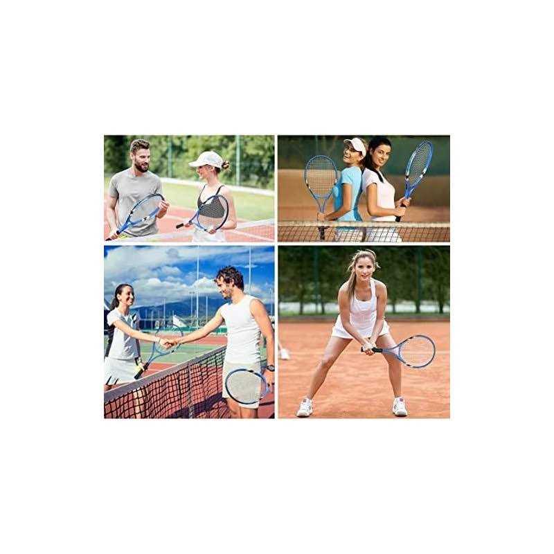 Alternative view of Layway Tennis Rackets 2 Players Recreational for Beginners,Pre-Strung 27 Inch Light Adult Racquet Set for Women Men with Tennis Balls,Overgrips and