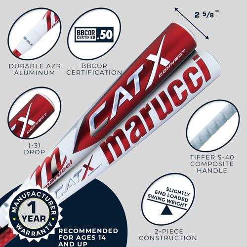 Alternative view of Marucci CATX Connect BBCOR Baseball Bat
