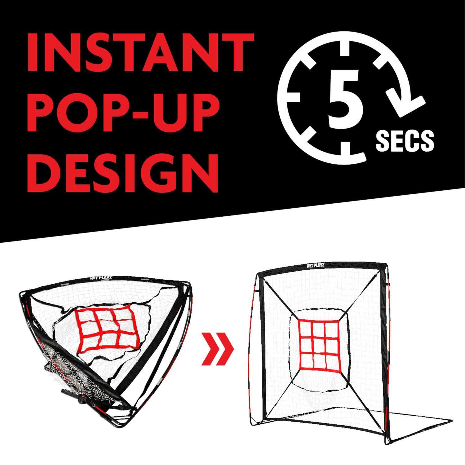 Net Playz Baseball and Softball Practice Pitching Net - Image 3