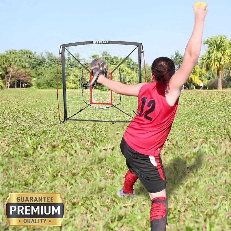 Net Playz Baseball and Softball Practice Pitching Net - Image 4