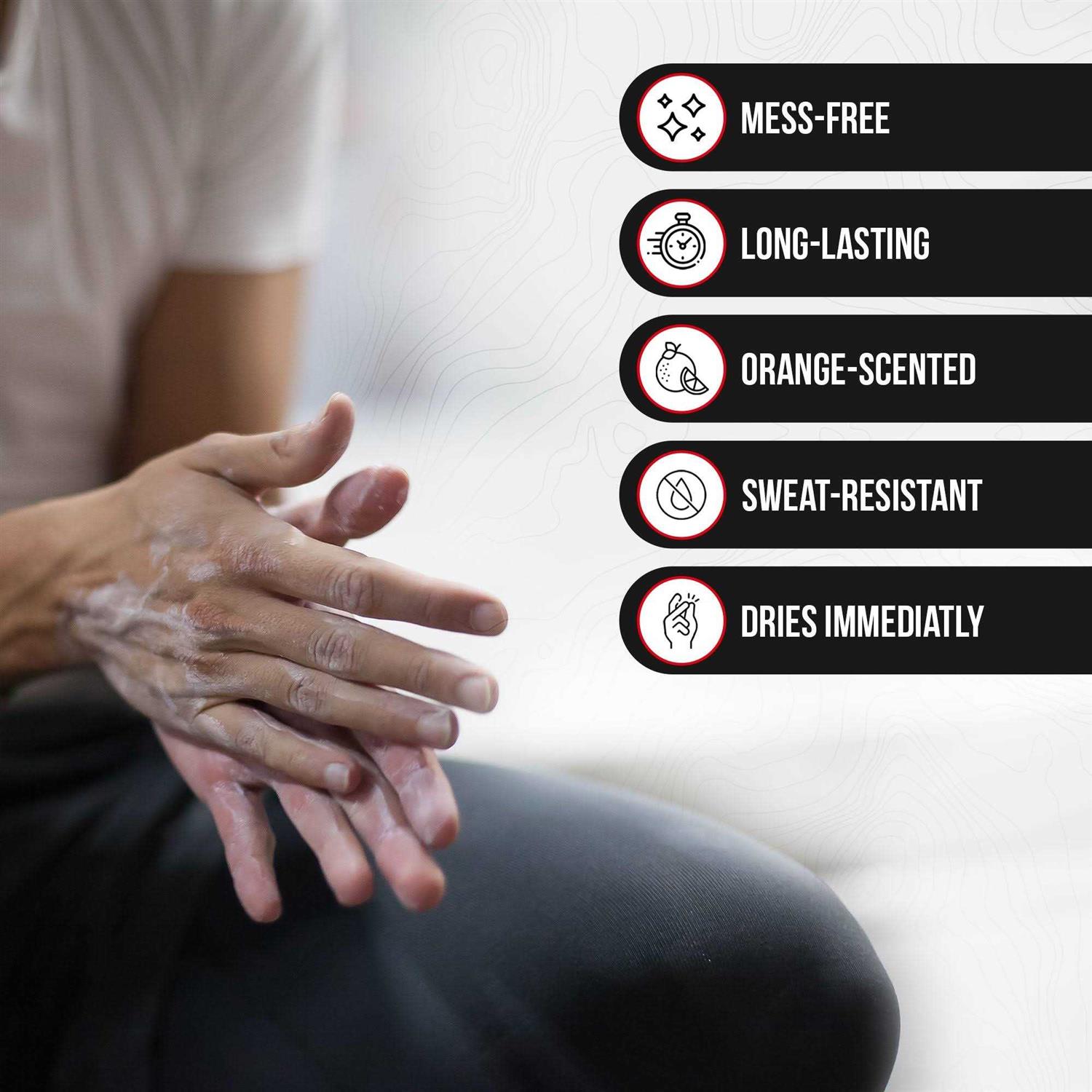 SURVIVOR Liquid Chalk Gym Chalk for Weightlifting Rock Climbing - Image 5