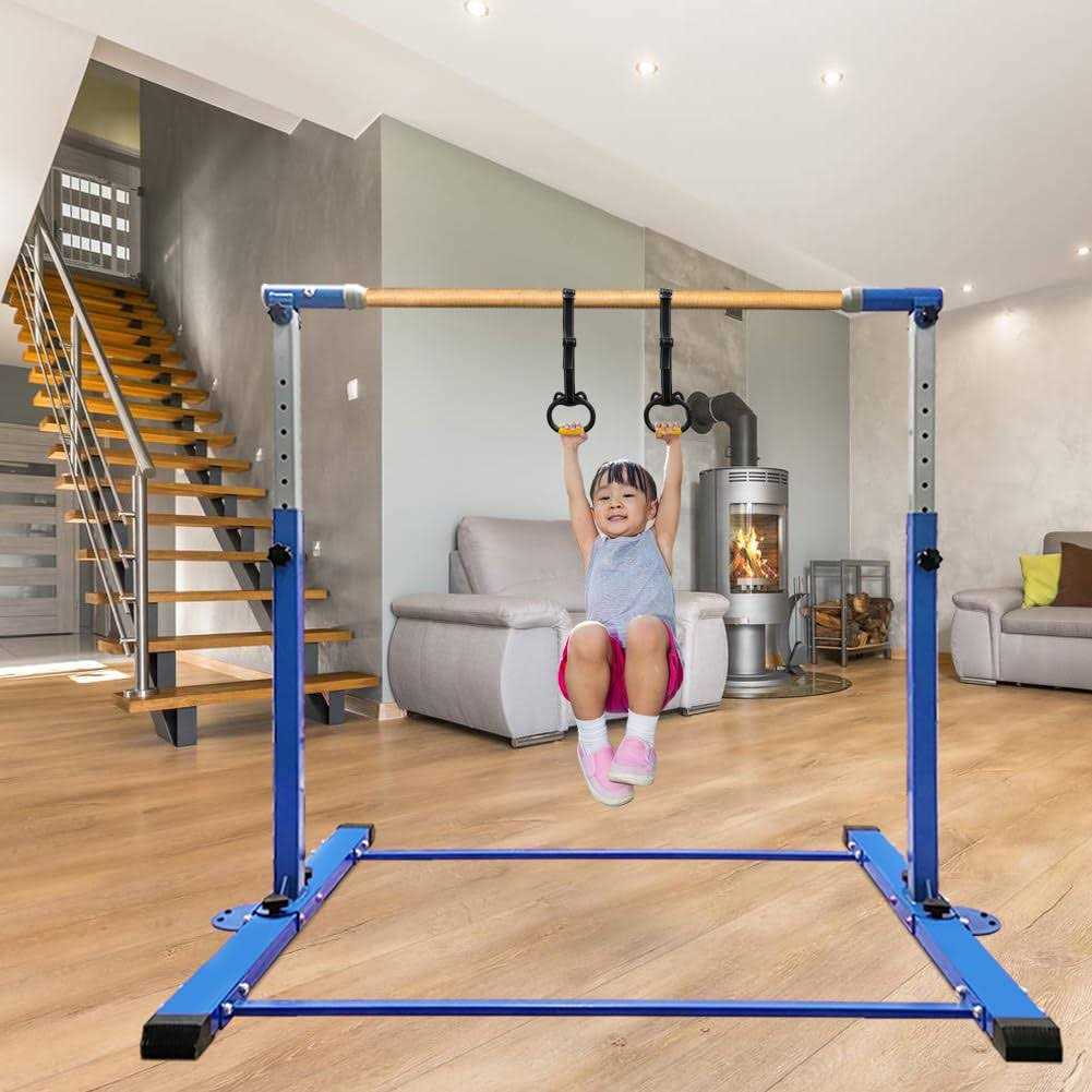 Alternative view of JC-ATHLETICS Gymnastic Kip Bar,Horizontal Bar for Kids Girls Junior Adjustable Height,Home Gym Equipment