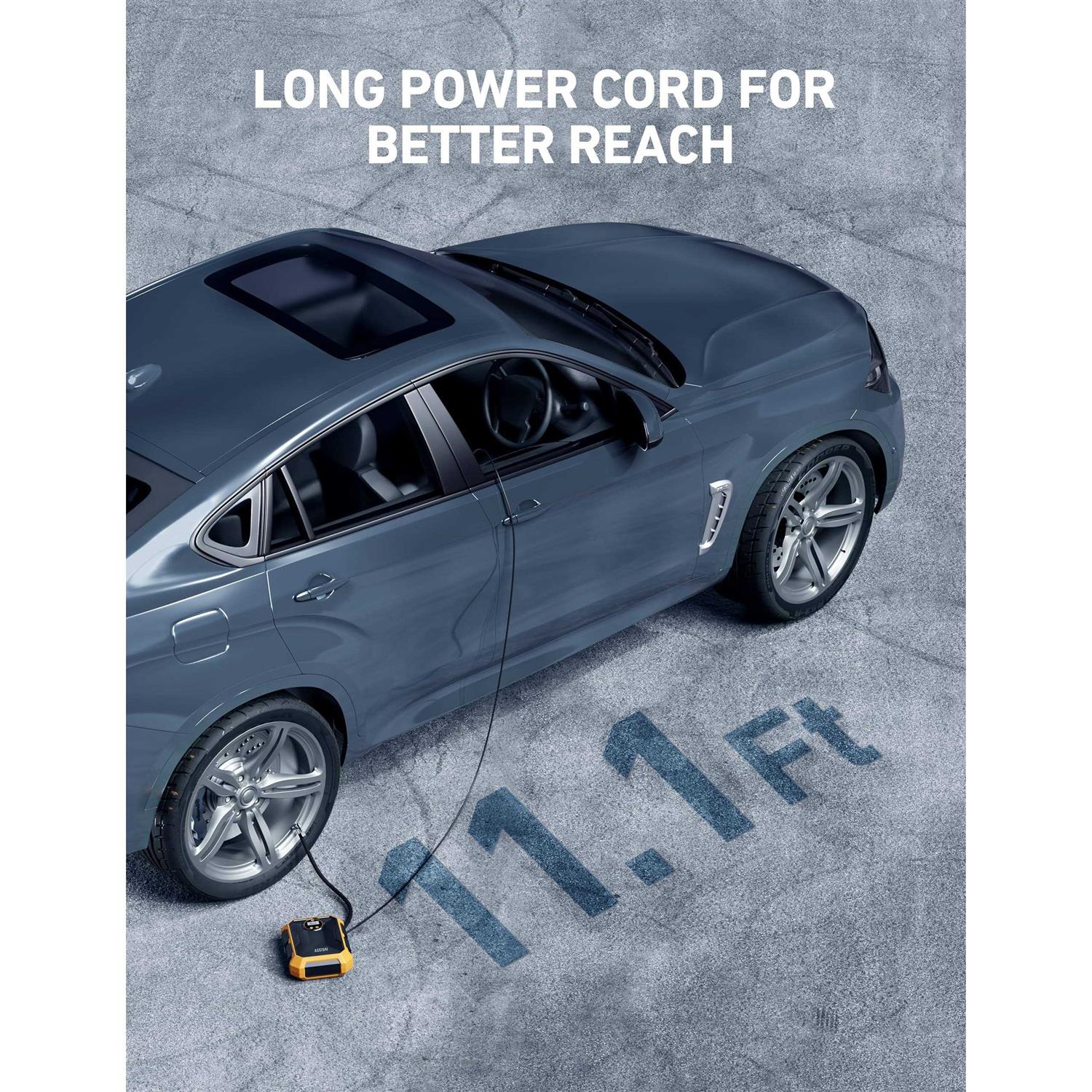 AstroAI Tire Inflator Portable Air Compressor 100PSI Air Pump for Car Tires - Image 5