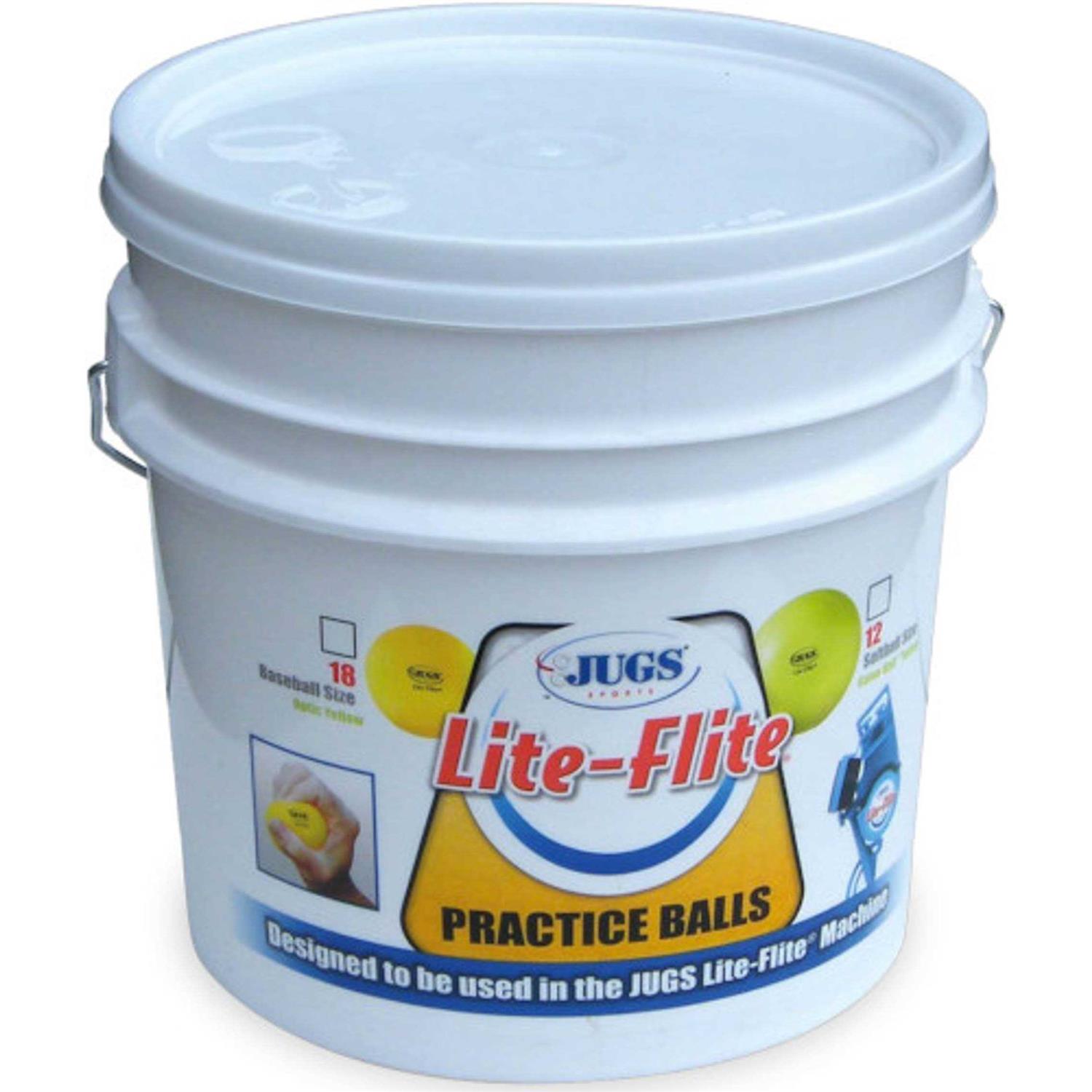 Jugs Bucket of Lite-Flite Baseballs