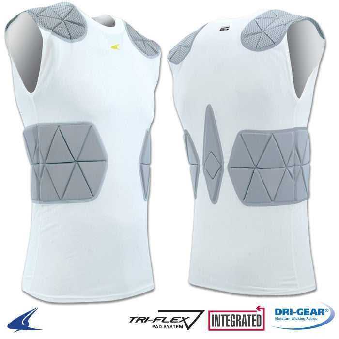 Champro Tri-Flex Football Compression Shirt with Cushion System - Image 4