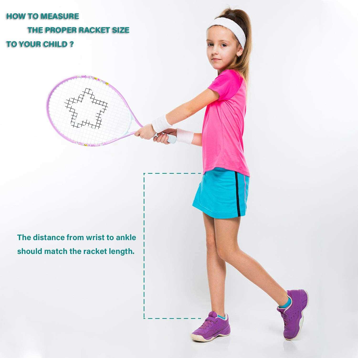 AMA SPORT Kids Tennis Racket for Junior Toddlers Starter Kit - Image 4