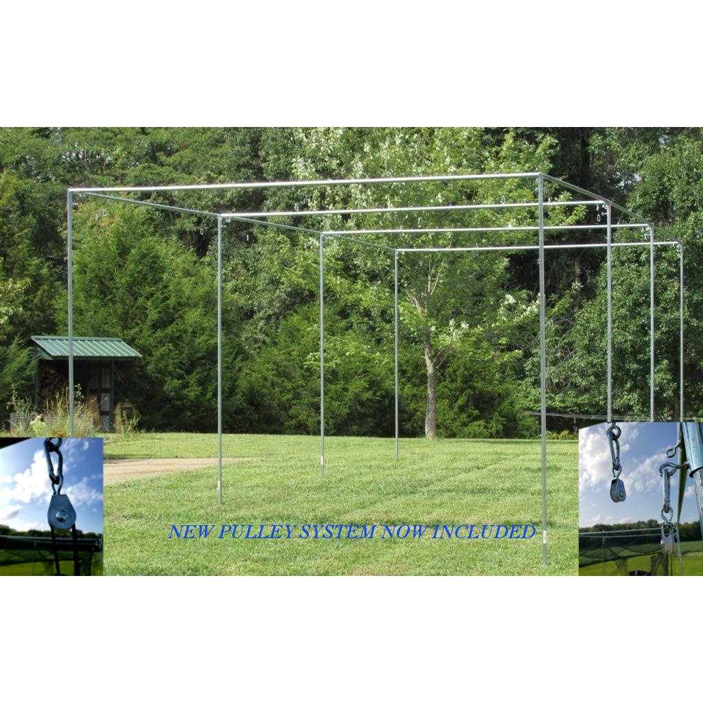 Alternative view of Jones-sports EZ Up & Down 10' H x 12' W x Frame Kit Only For Batting Cage Net