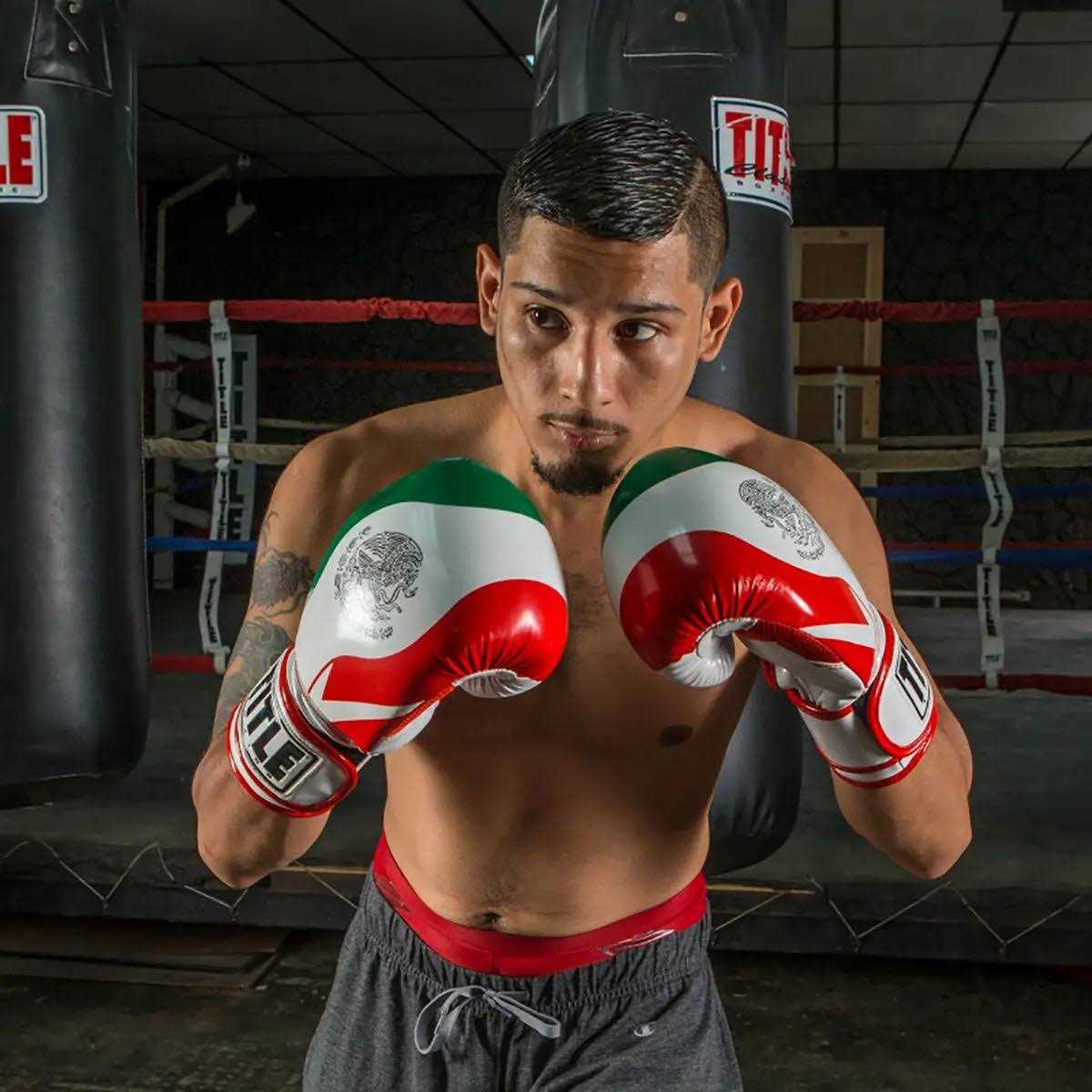 Title Boxing Infused Foam El Combate Mexico Hook & Loop Training Gloves - Image 3