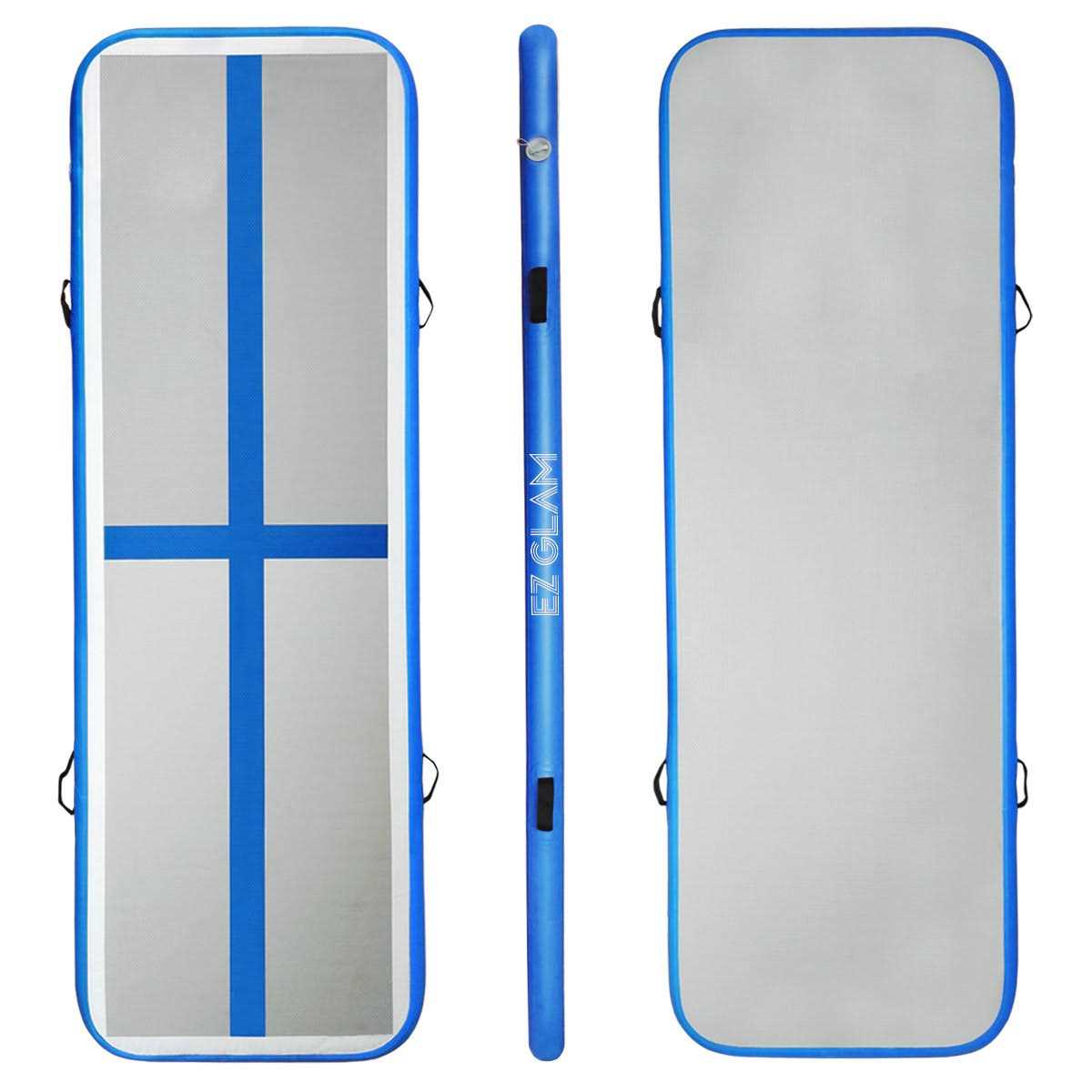 Ez Glam 10ft/13ft/16ft/20ft Air Mat Tumble Track Inflatable Gymnastics Tumbling Track Mat with Electric Air Pump for Cheerleading/Practice/Beach/Park - Image 2