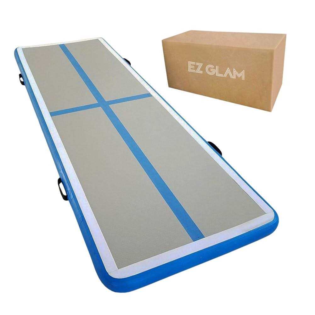 Ez Glam 10ft/13ft/16ft/20ft Air Mat Tumble Track Inflatable Gymnastics Tumbling Track Mat with Electric Air Pump for Cheerleading/Practice/Beach/Park - Image 3
