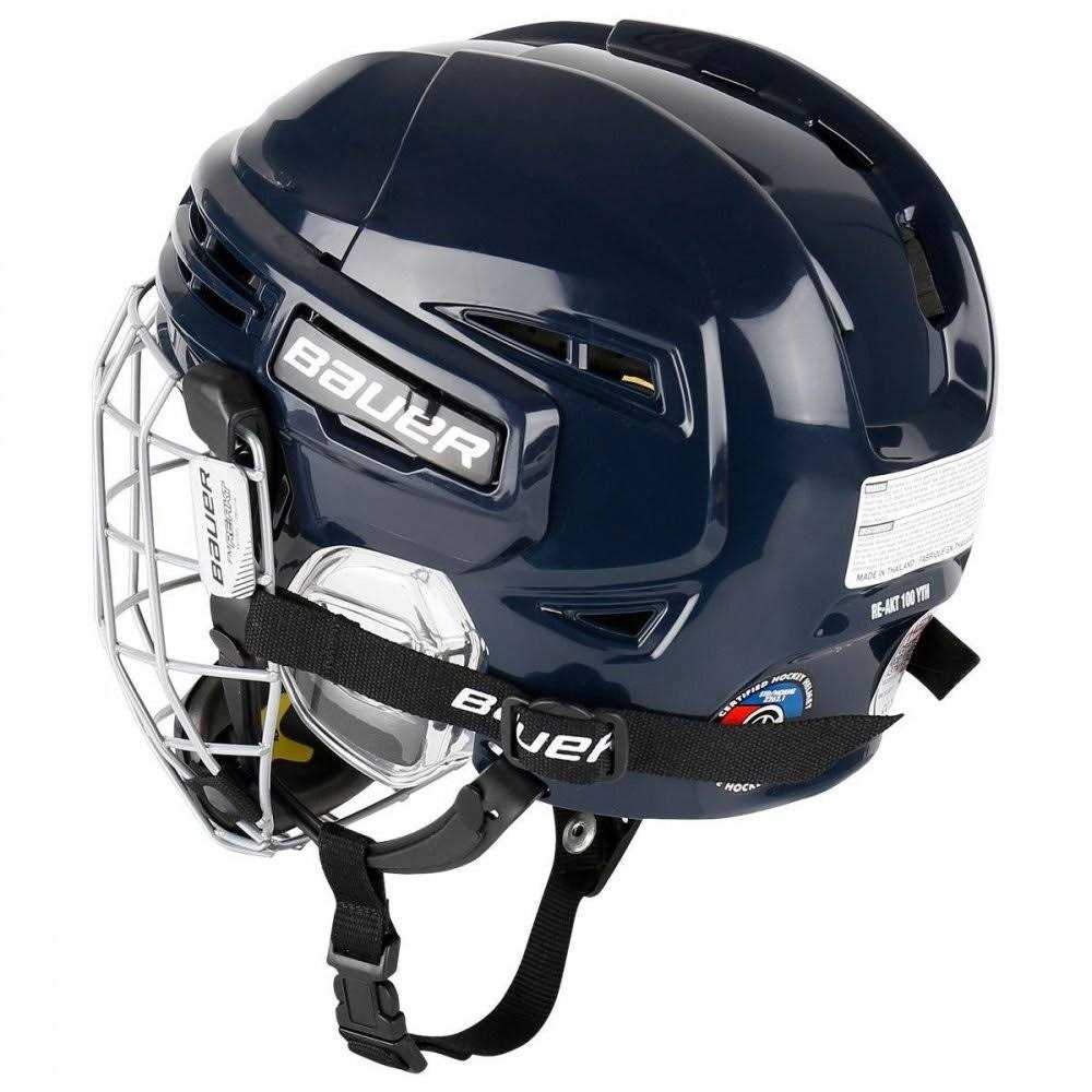 Bauer Re-Akt 100 Hockey Helmet Combo - Image 3