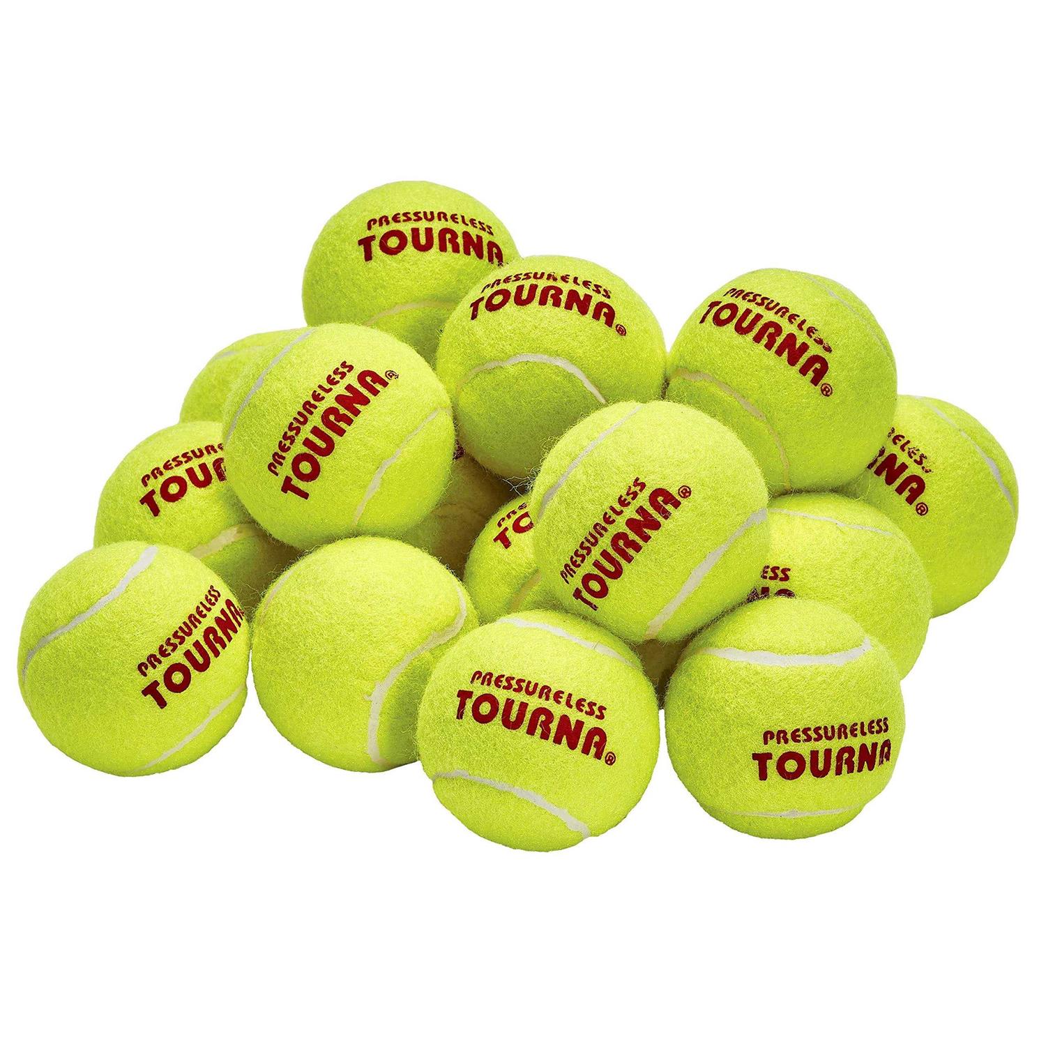 Tourna Pressureless Tennis Balls with Vinyl Tote - Image 3