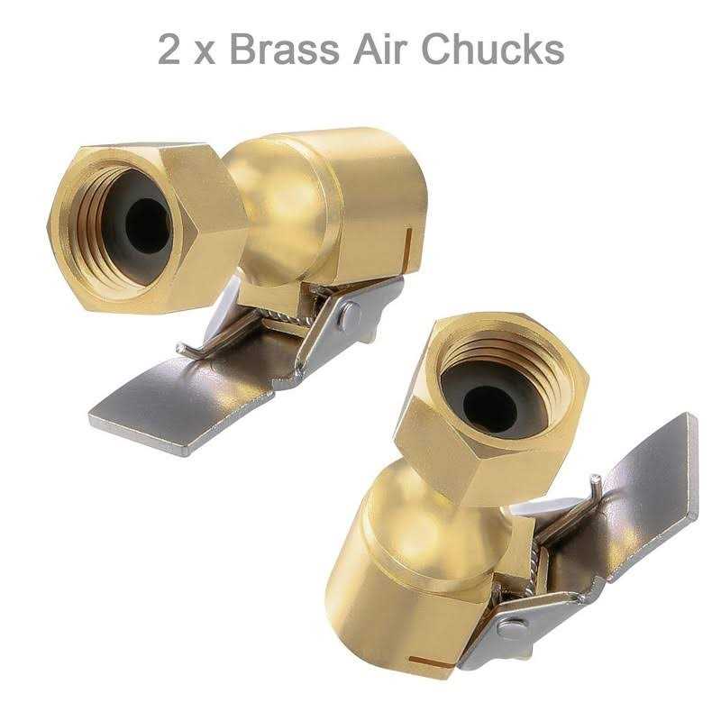 Astroai Air Chuck Heavy Duty Closed Flow Lock On Tire Chuck with Clip for Inflator Gauge Compressor Accessories - Image 3