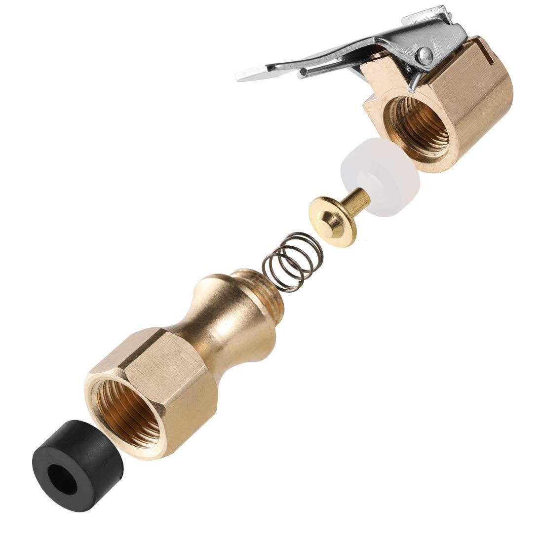 Astroai Air Chuck Heavy Duty Closed Flow Lock On Tire Chuck with Clip for Inflator Gauge Compressor Accessories - Image 5