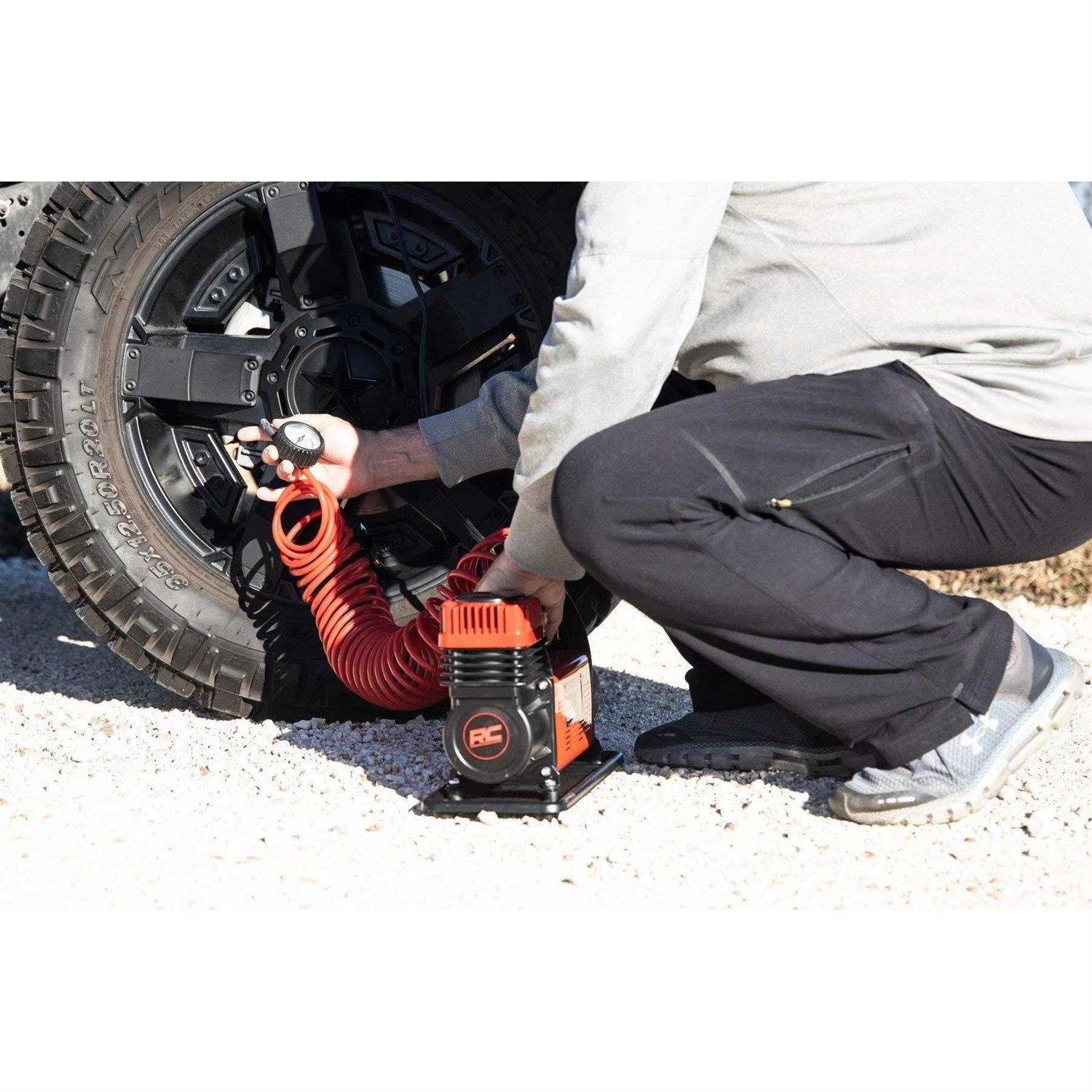 Air Compressor w/Carrying Case Rough Country RS200 - Image 4