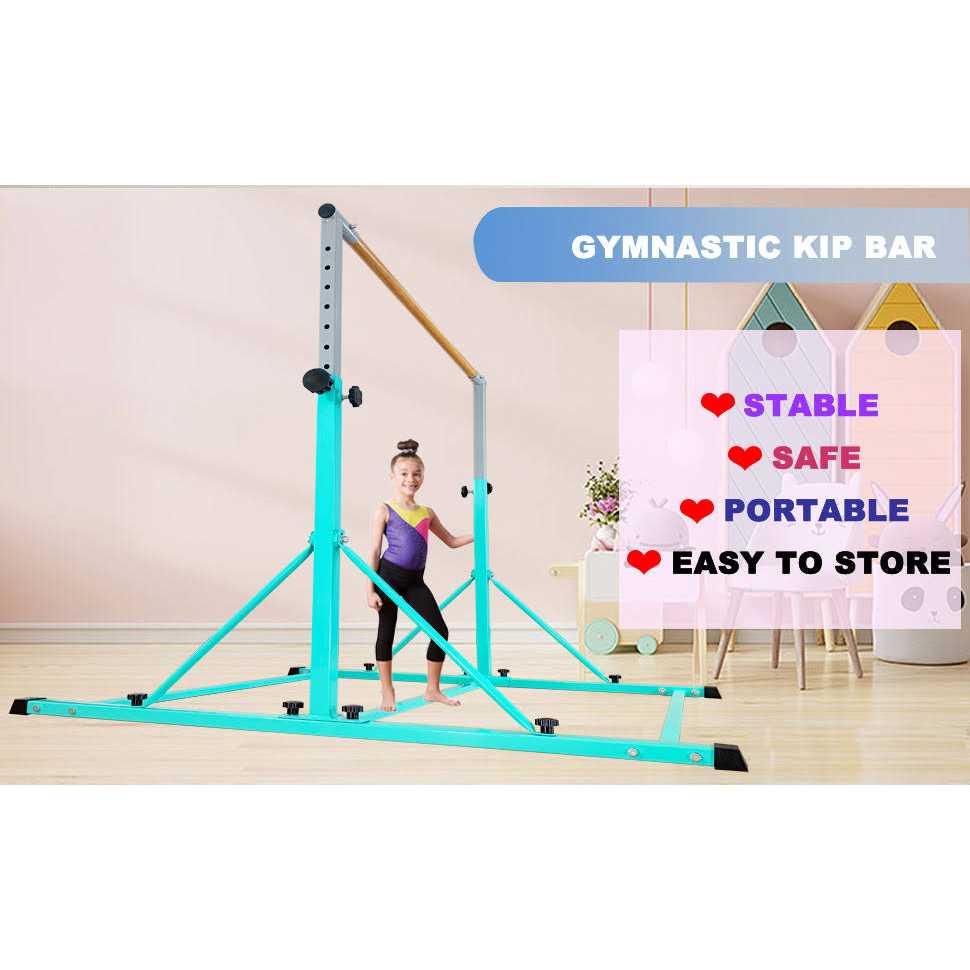 Alternative view of Marfula Gymnastic Bar for Kids and Teenage Ages 3-20 350 lbs Weight Capacity