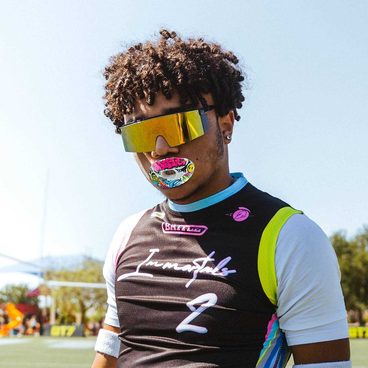 Battle Sports Graffiti Oxygen Football Mouthguard - Image 3