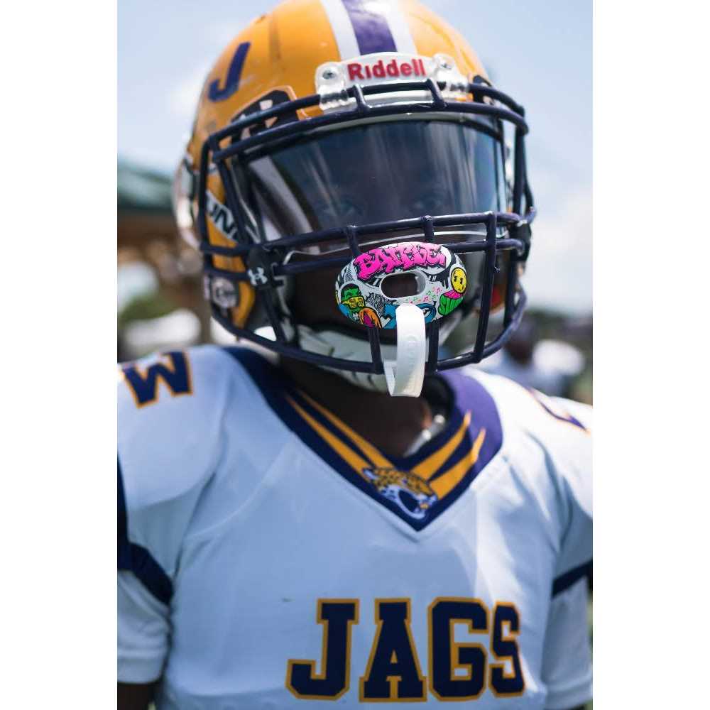 Battle Sports Graffiti Oxygen Football Mouthguard - Image 4