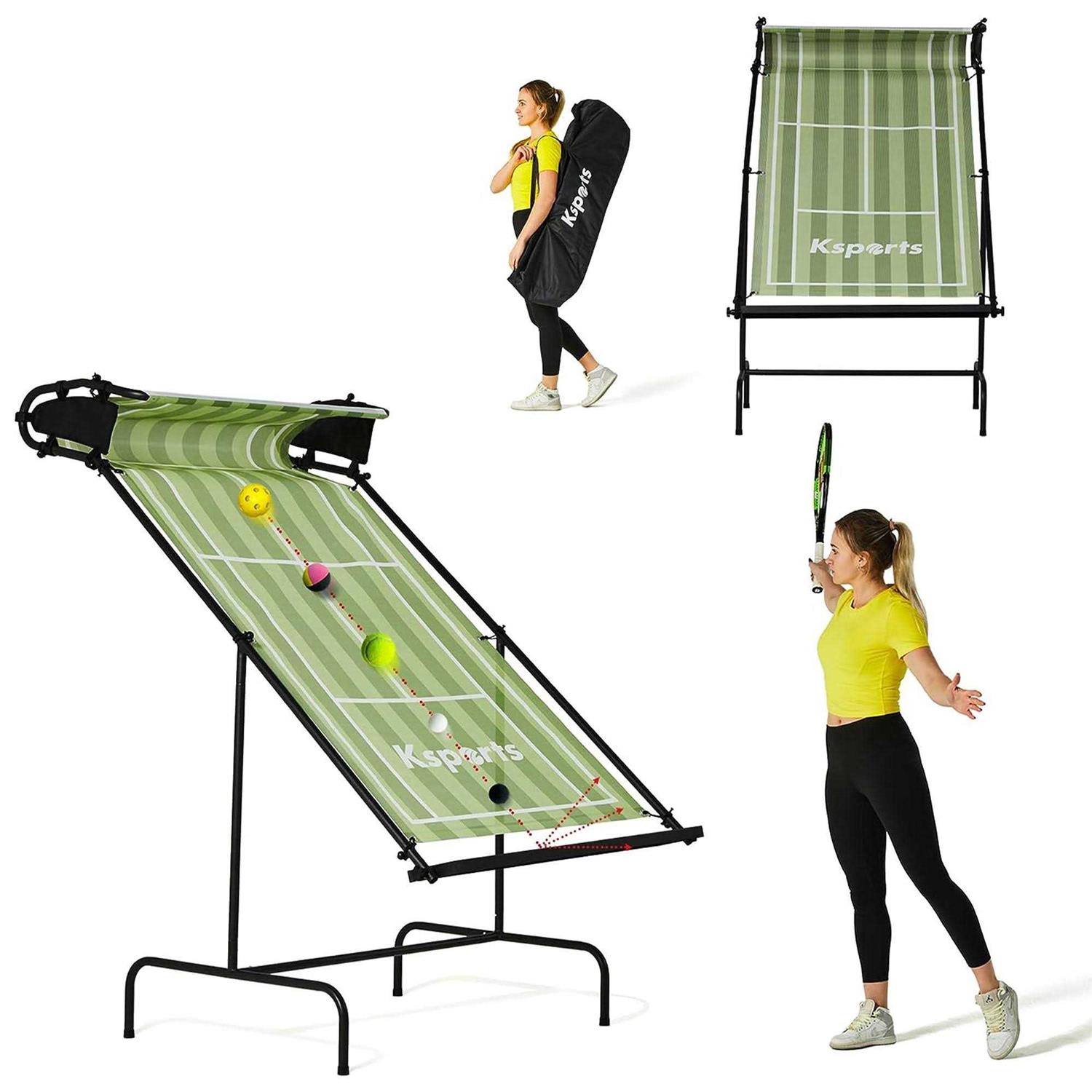 Ksports Sports Indoor Outdoor Tennis Rebounder Net with Carry Bag