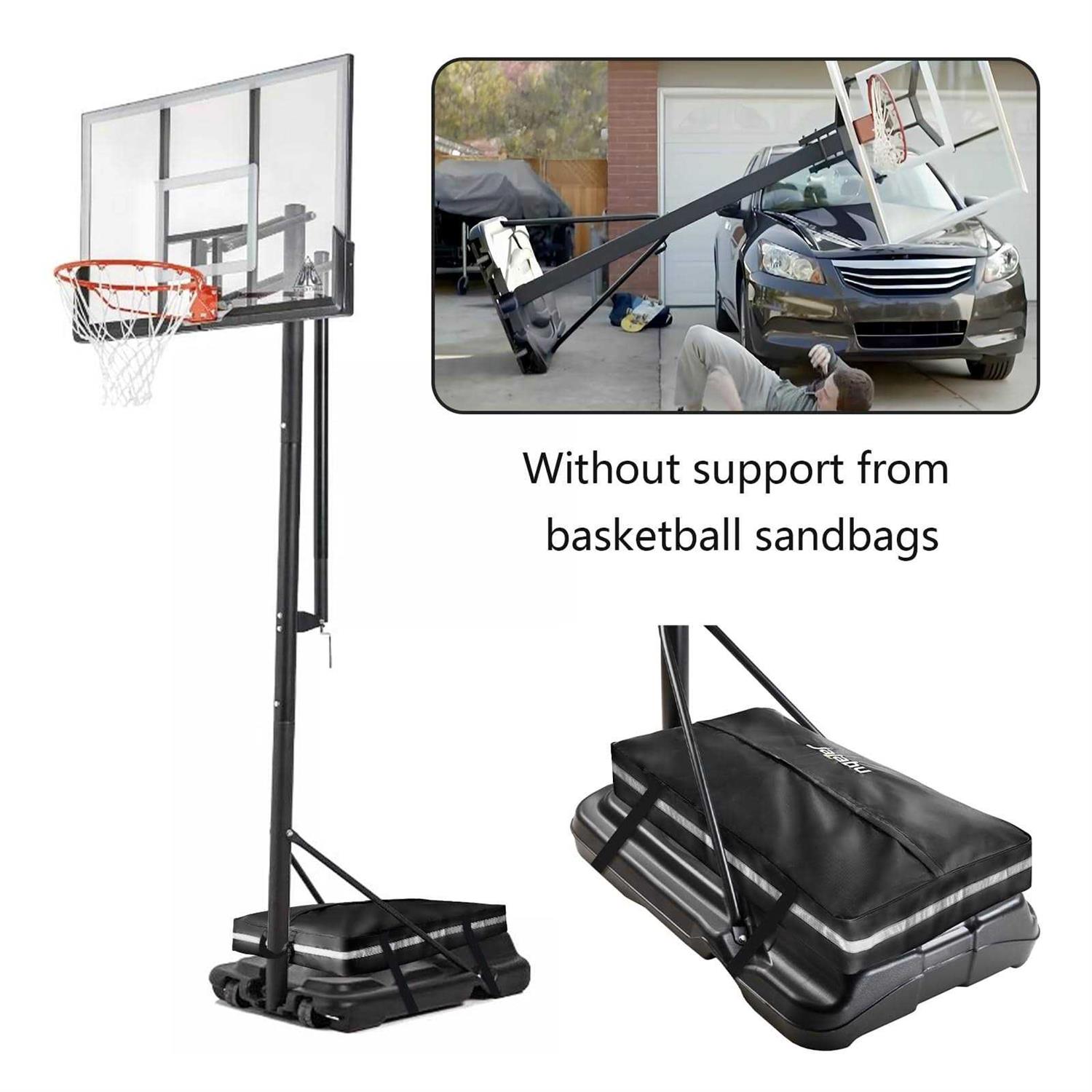Jajahu Portable Weather-Resistant Heavy Basketball Sandbag Basketball Hoop Replacement Parts -Basketball Hoop Anchor Weight Can Withstand of Over - Image 2