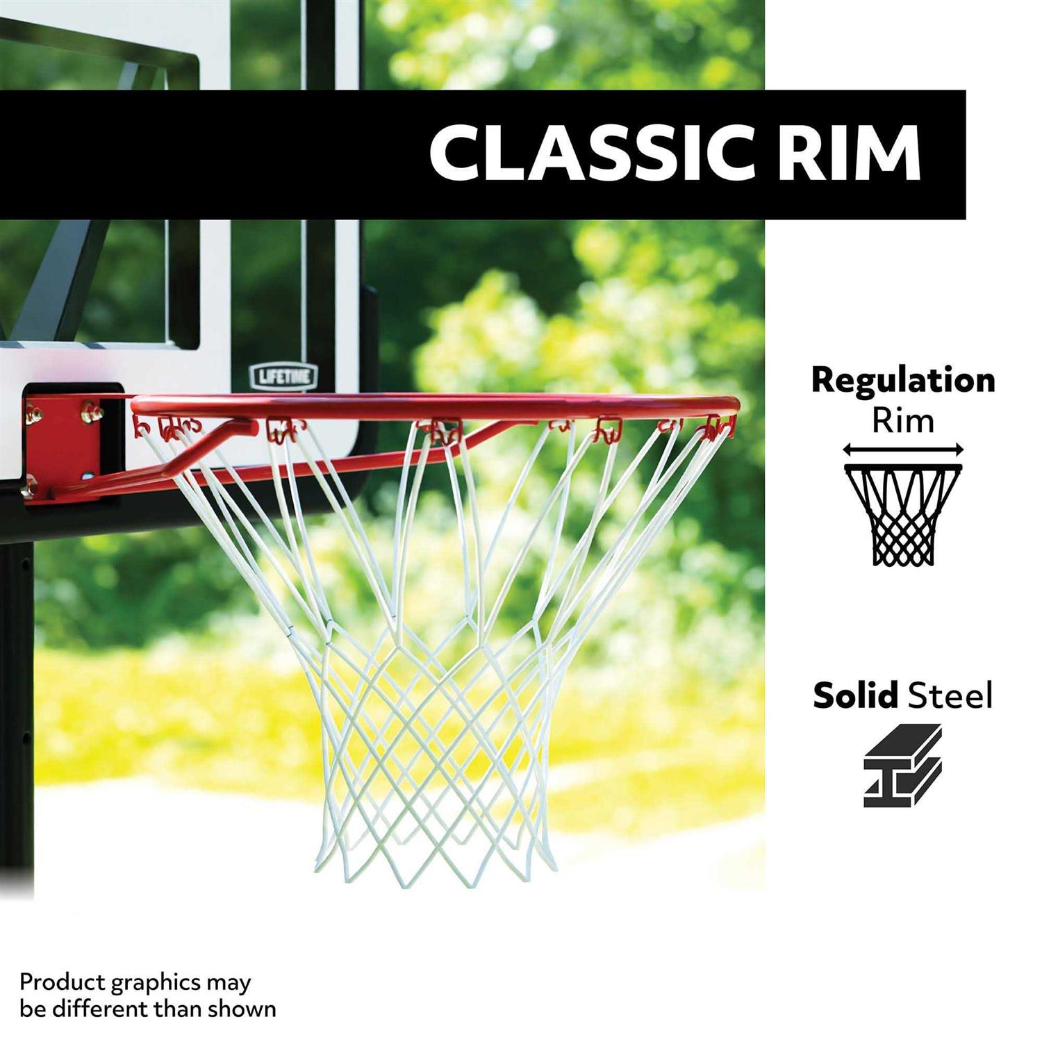 Lifetime Adjustable Portable Basketball Hoop - Image 3