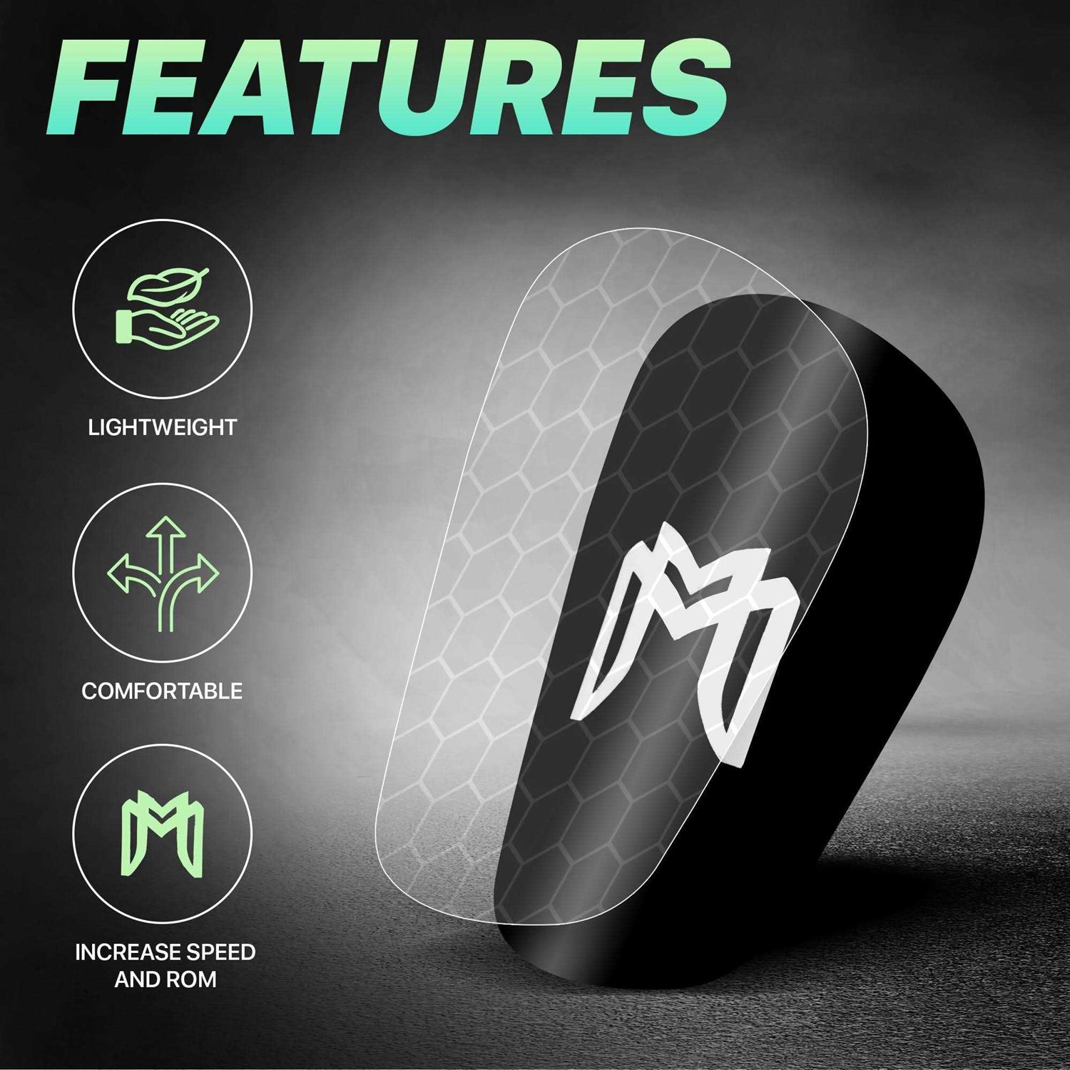 Alternative view of MediCaptain MiniGuards Mini Shin Guards for Soccer Players Tiny Shin Pads for Men