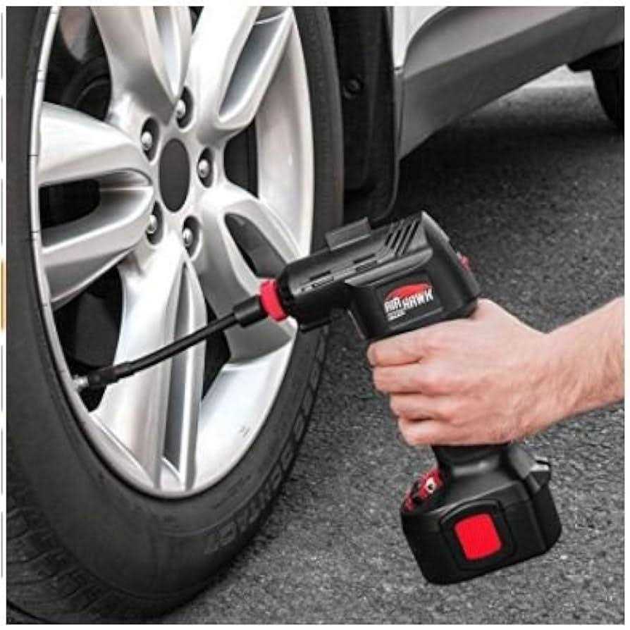 Alternative view of Ontel Air Hawk Pro Cordless Portable Air Compressor