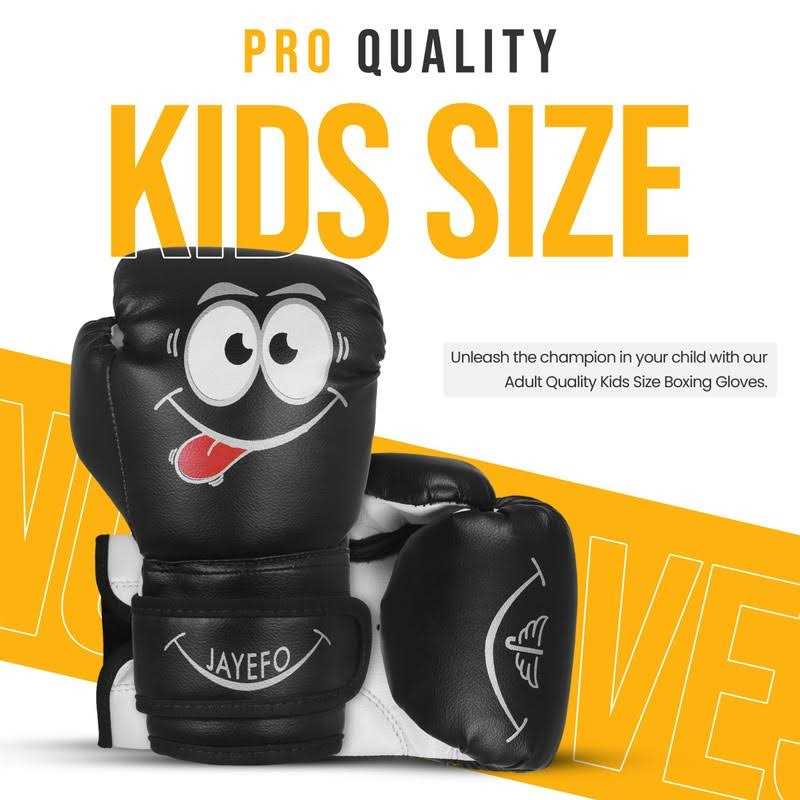 Jayefo Boxing Gloves for Kids & Children Youth Boxing Gloves for Boxing, Kick Boxing, Muay Thai and MMA - Image 4