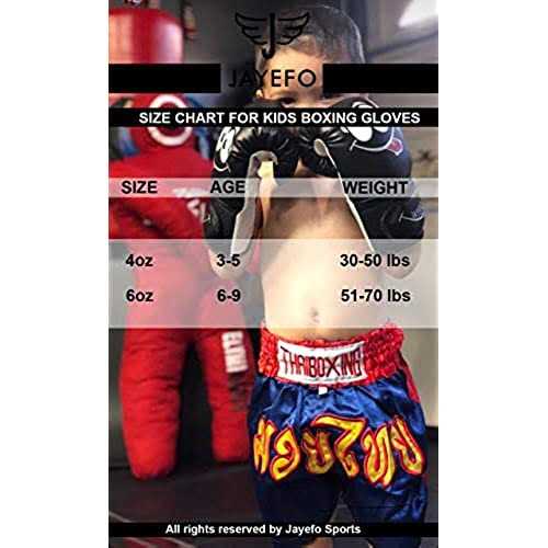 Jayefo Boxing Gloves for Kids & Children Youth Boxing Gloves for Boxing, Kick Boxing, Muay Thai and MMA - Image 5