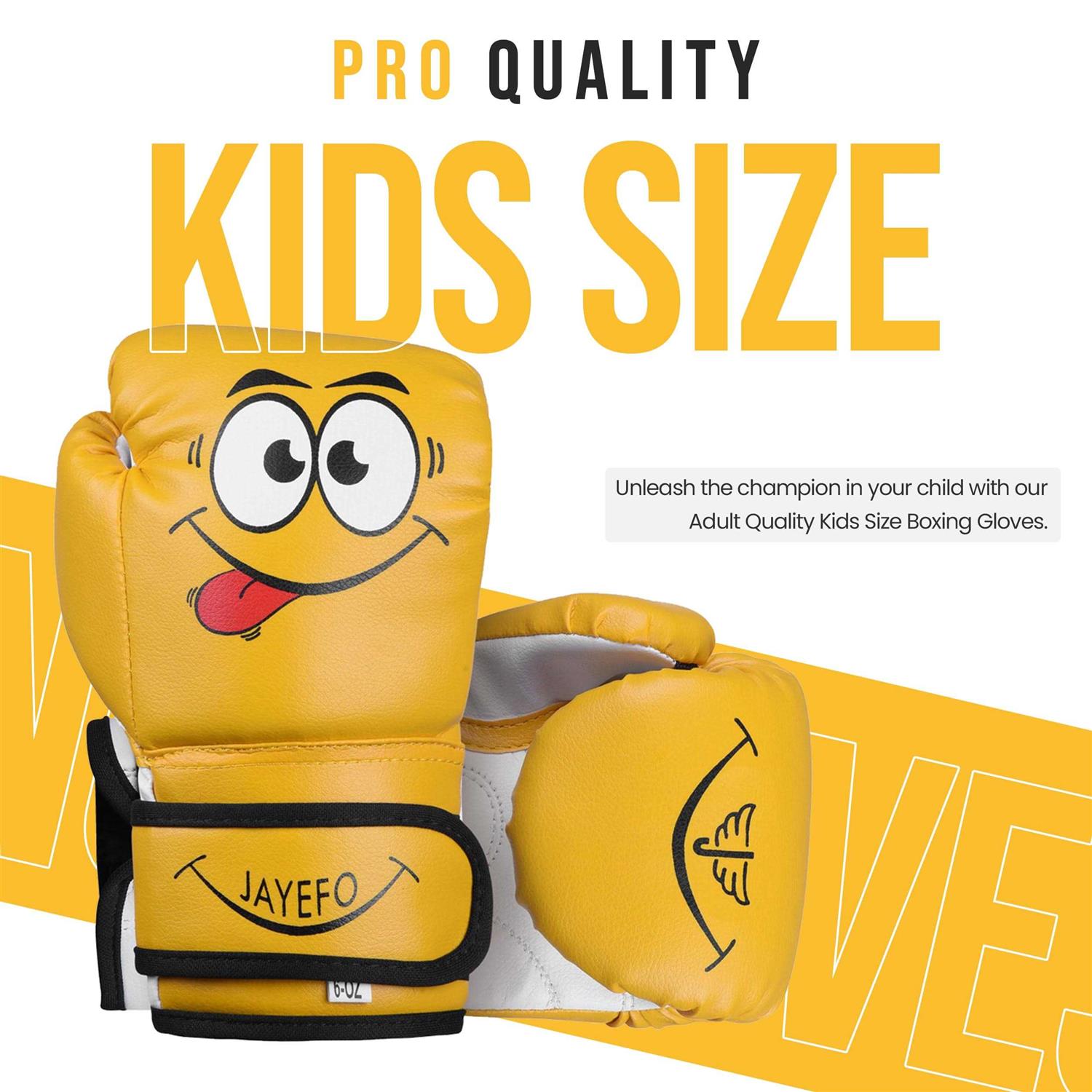 Alternative view of Jayefo Boxing Gloves for Kids & Children Youth Boxing Gloves for Boxing, Kick Boxing, Muay Thai and MMA