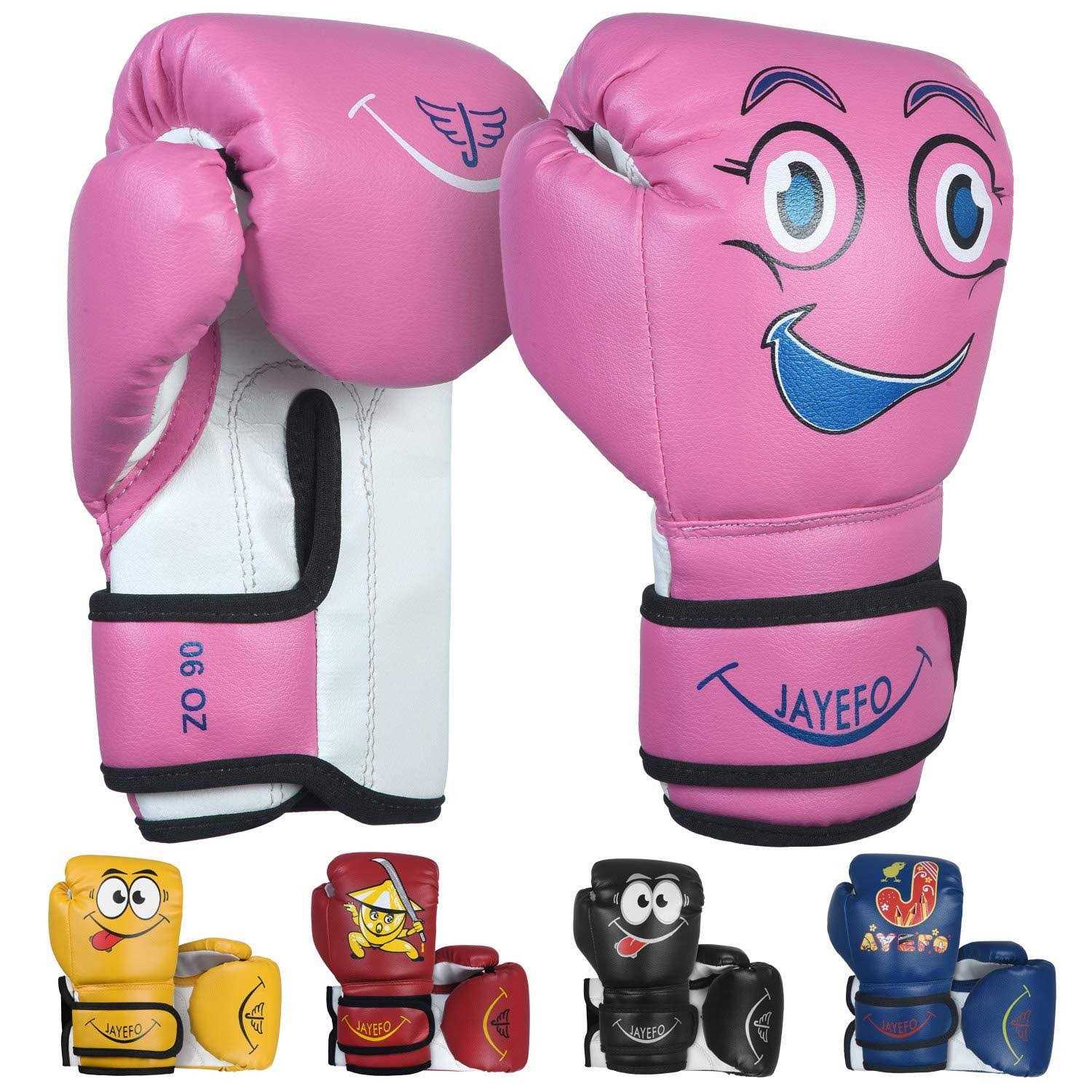 Jayefo Boxing Gloves for Kids & Children Youth Boxing Gloves for Boxing, Kick Boxing, Muay Thai and MMA