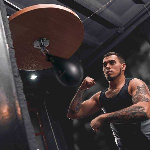 Meister SpeedKills Leather Speed Bag w Lightweight Latex Bladder - Image 2