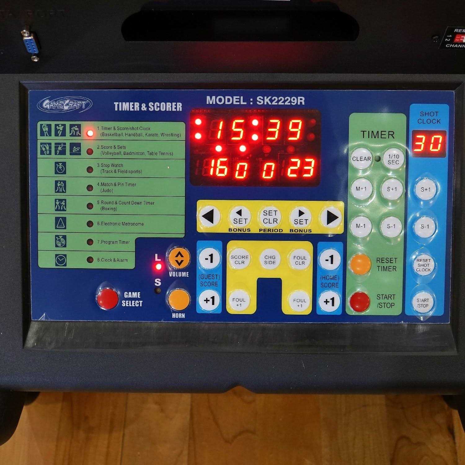SSG Multisport Indoor Scoreboard with Remote - Image 3
