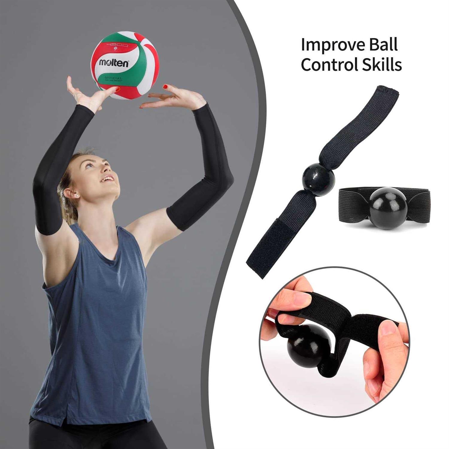 Alternative view of M.A.K Volleyball Spike Trainer Volleyball Spike Training System for Basketball Hoop