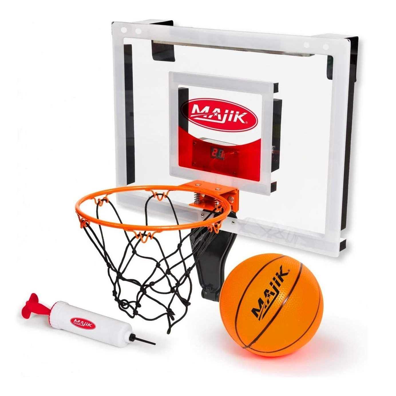 Majik Buzzer Beater Over the Door Hanging Mini Basketball Hoop for Indoor Play - Image 5