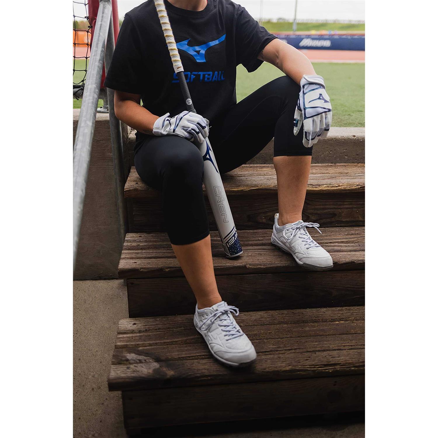 Alternative view of Mizuno F-257 Women's Softball Batting Gloves