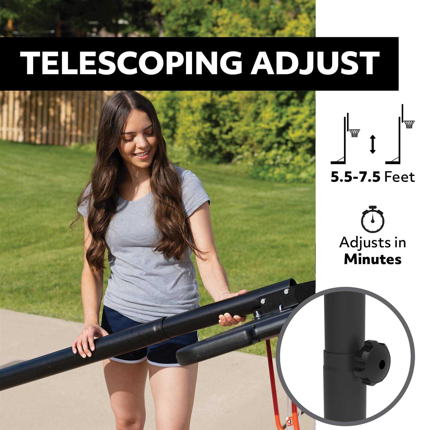 Lifetime Adjustable Portable Basketball Hoop 90759 - Image 3
