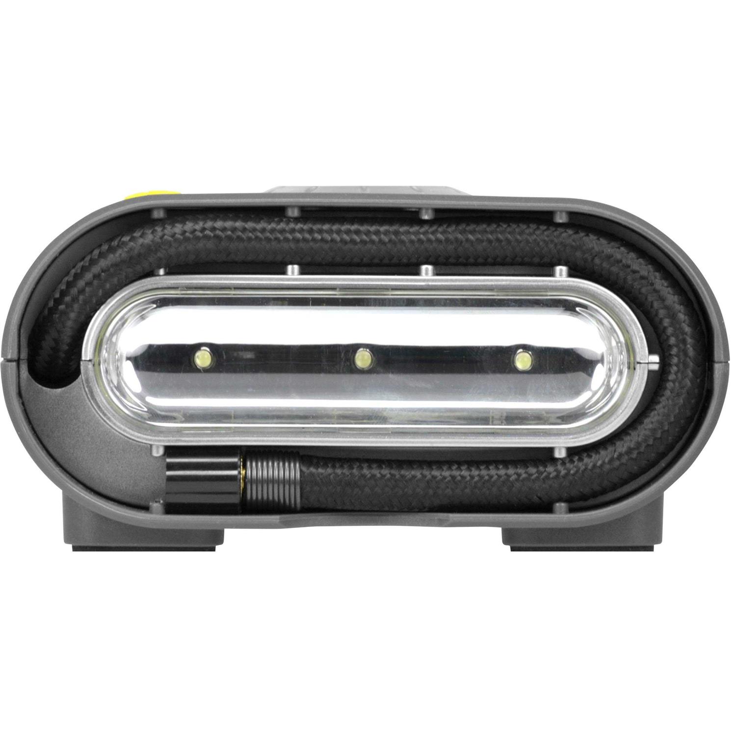 Monkey Grip Compact Tire Inflator with LED Work Light 22-5-17020-MG - Image 3
