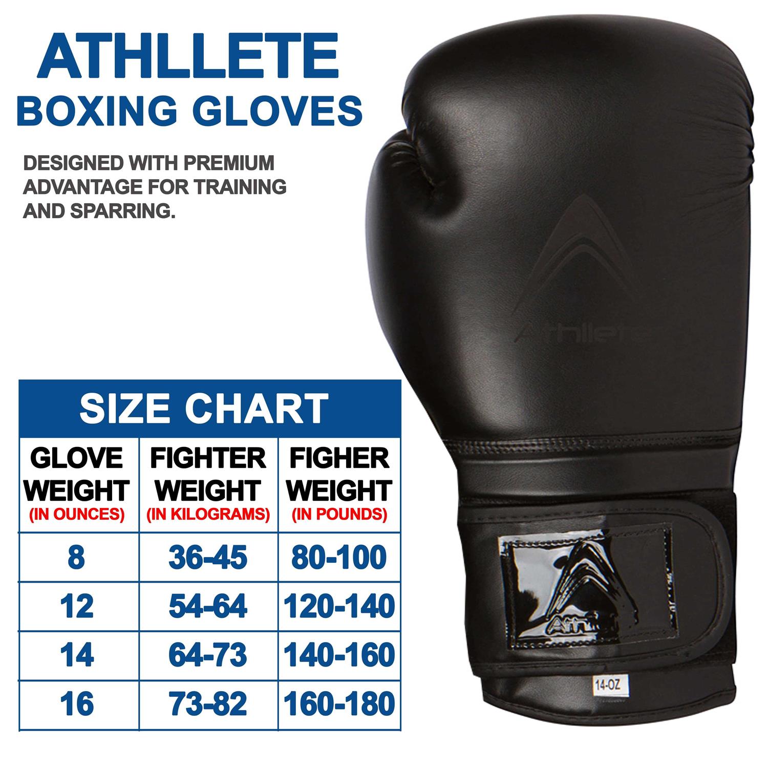 Athllete Boxing Gloves for Men Women Boxing Training Gloves - Image 3