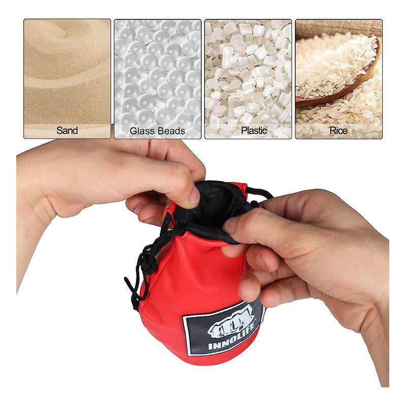 Alternative view of Innolife Boxing Slip Bag Boxing Dodge Hide Speed Bag Maize Ball Leather Ball for Reflex Training