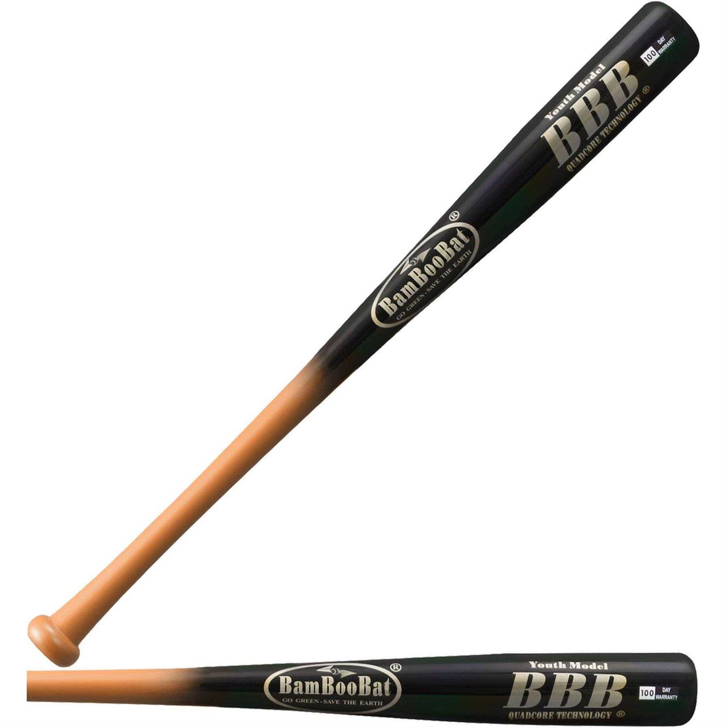 BamBooBat Bamboo Wood Youth Baseball Bat - Image 5