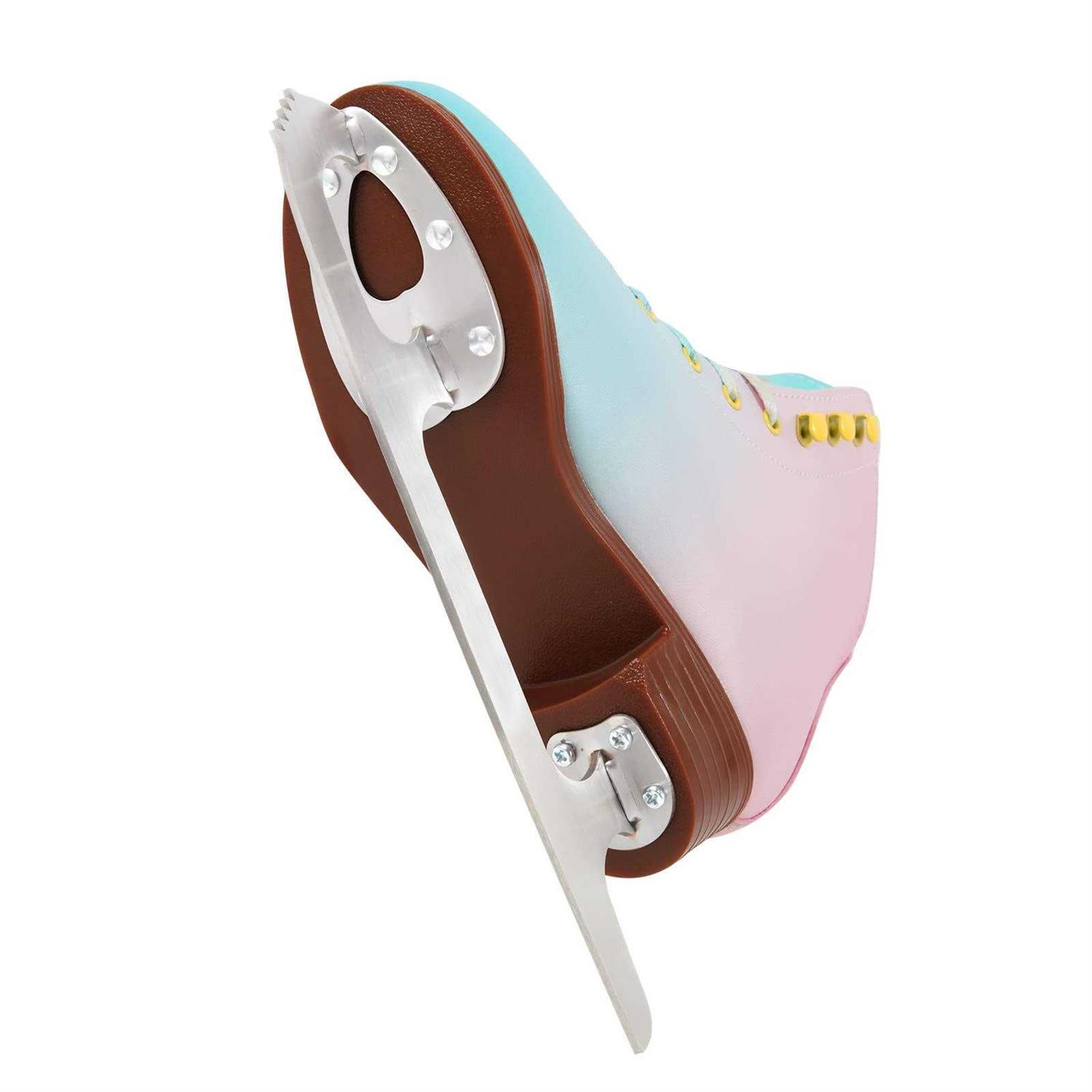 Alternative view of LIKU Ice Skates for Girl and Women,Indoor/Outdoor Lace-Up Fun Figure Skate for Kid Adult