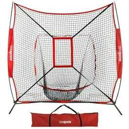 McHom 7' x 7' Baseball & Softball Practice Net Set with Travel Tee - Image 5