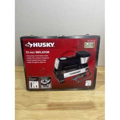 Husky 12-Volt Corded Electric Inflator