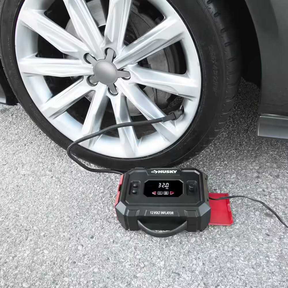 Alternative view of Husky 12-Volt Corded Electric Inflator