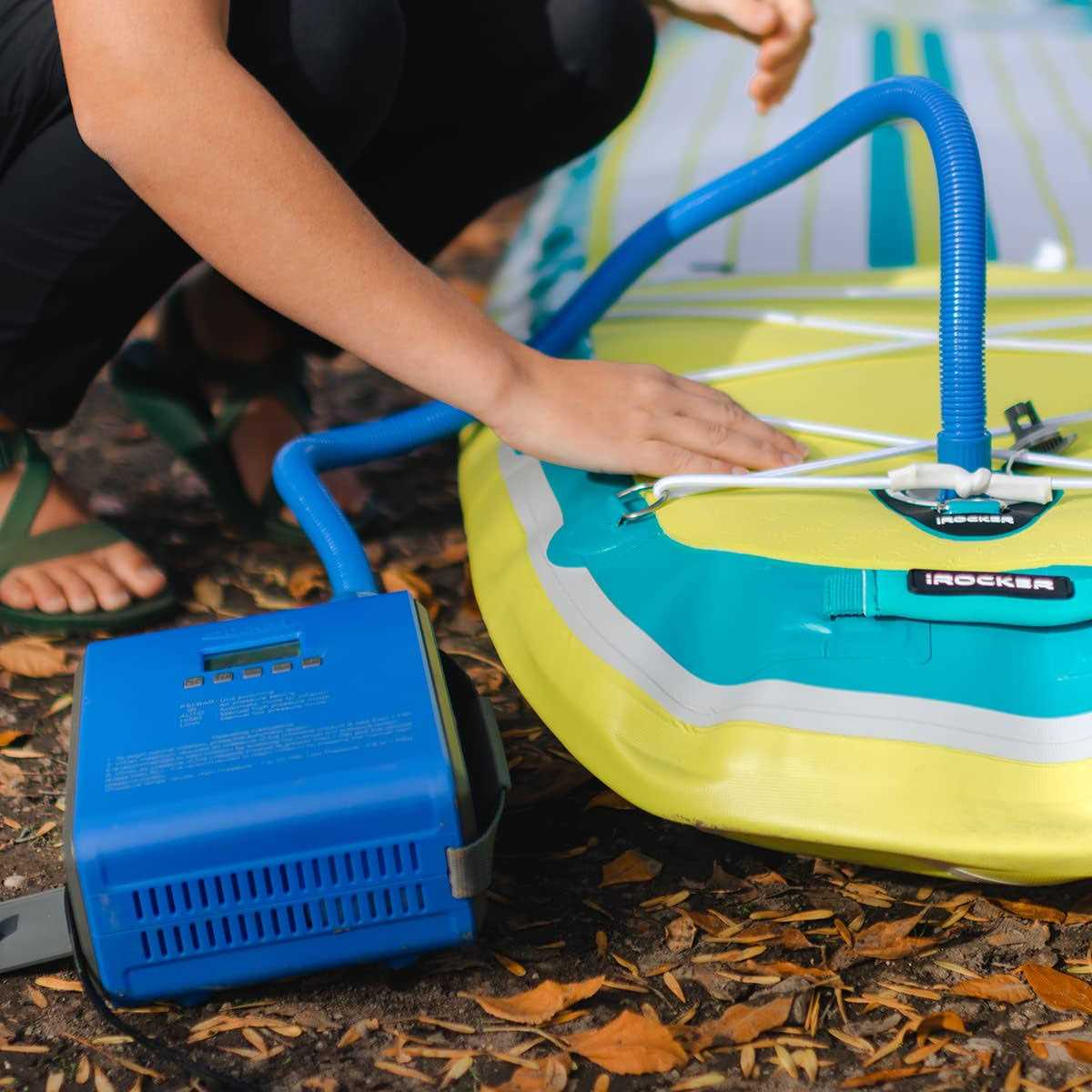 Alternative view of iROCKER 12V Electric Pump for Stand Up Paddle Boards