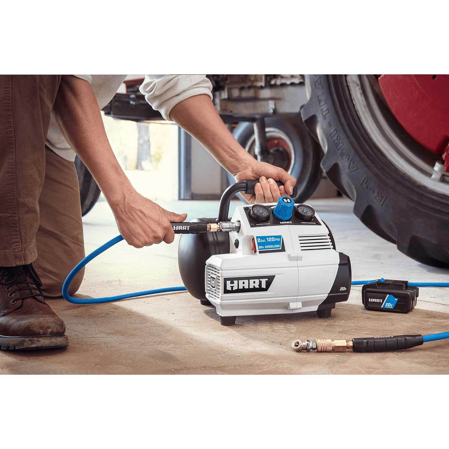 HART 20-Volt 2 Gallon Compressor - Image 5