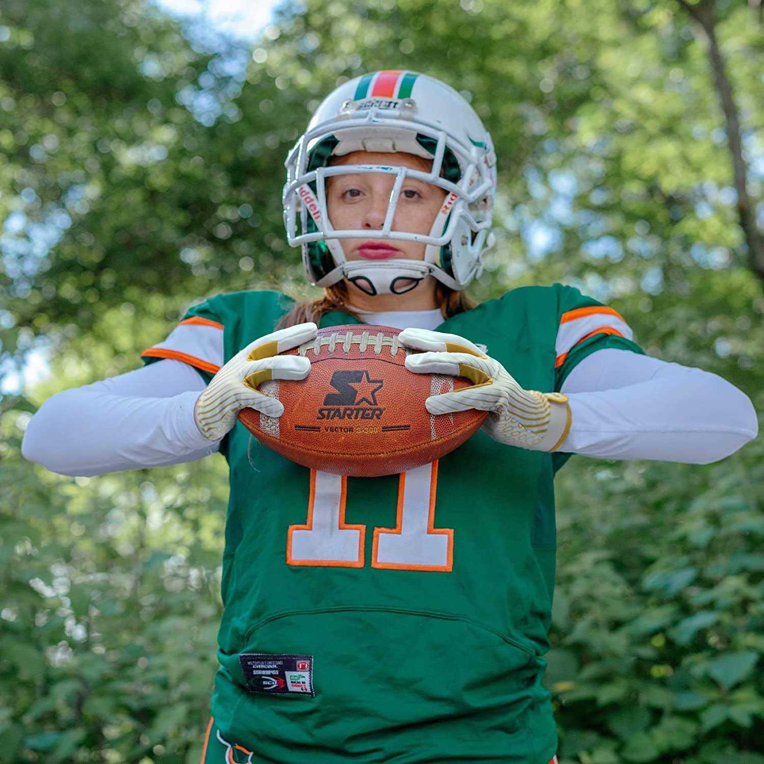 Handlandy Youth Football Gloves, Sticky Wide Receiver Gloves for Kids & Adult - Image 3