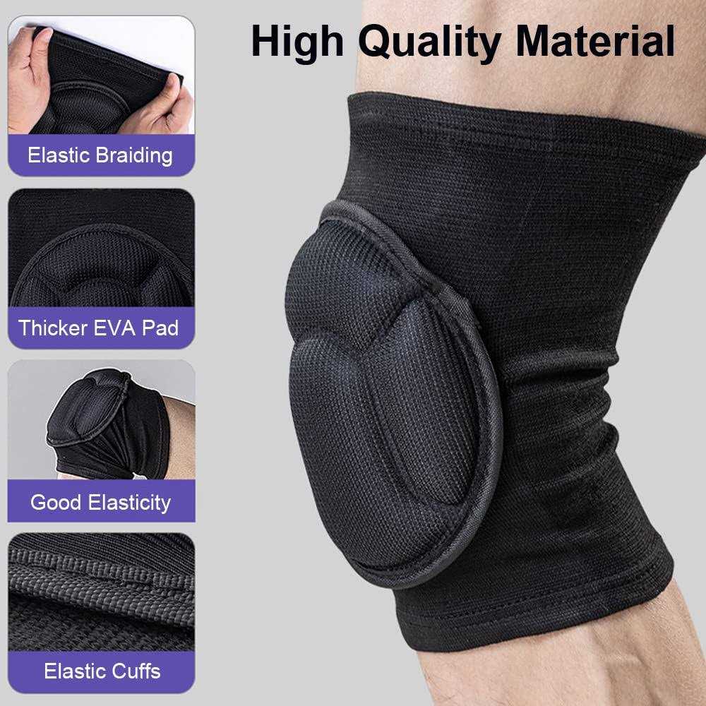 Alternative view of Knee Pads for Women & Men, Basketball Knee Pads Volleyball Knee Pads for Women Men Wrestling Knee Pads Wrestling Gear, Crash Pad Snowboarding Gear